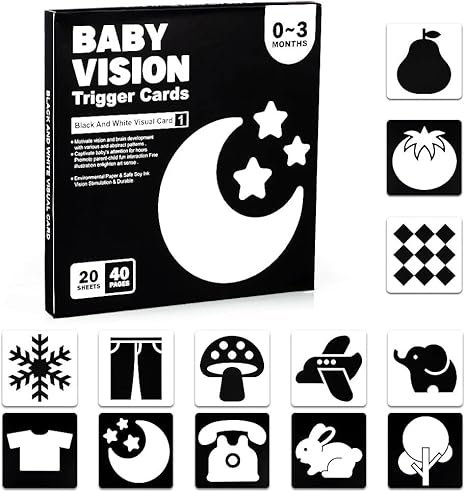 baby vision black & white flashcards for newborns (0–3 months) baby vision black & white flashcards for newborns (0–3 months)