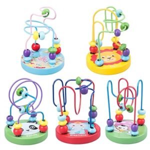 Mini Wooden Bead Maze Toy