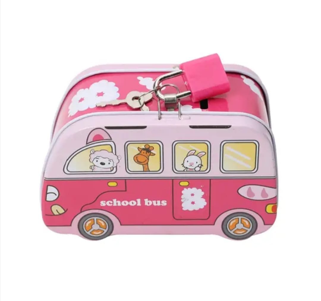 Cute School Bus Money Bank Toy Cute School Bus Money Bank Toy