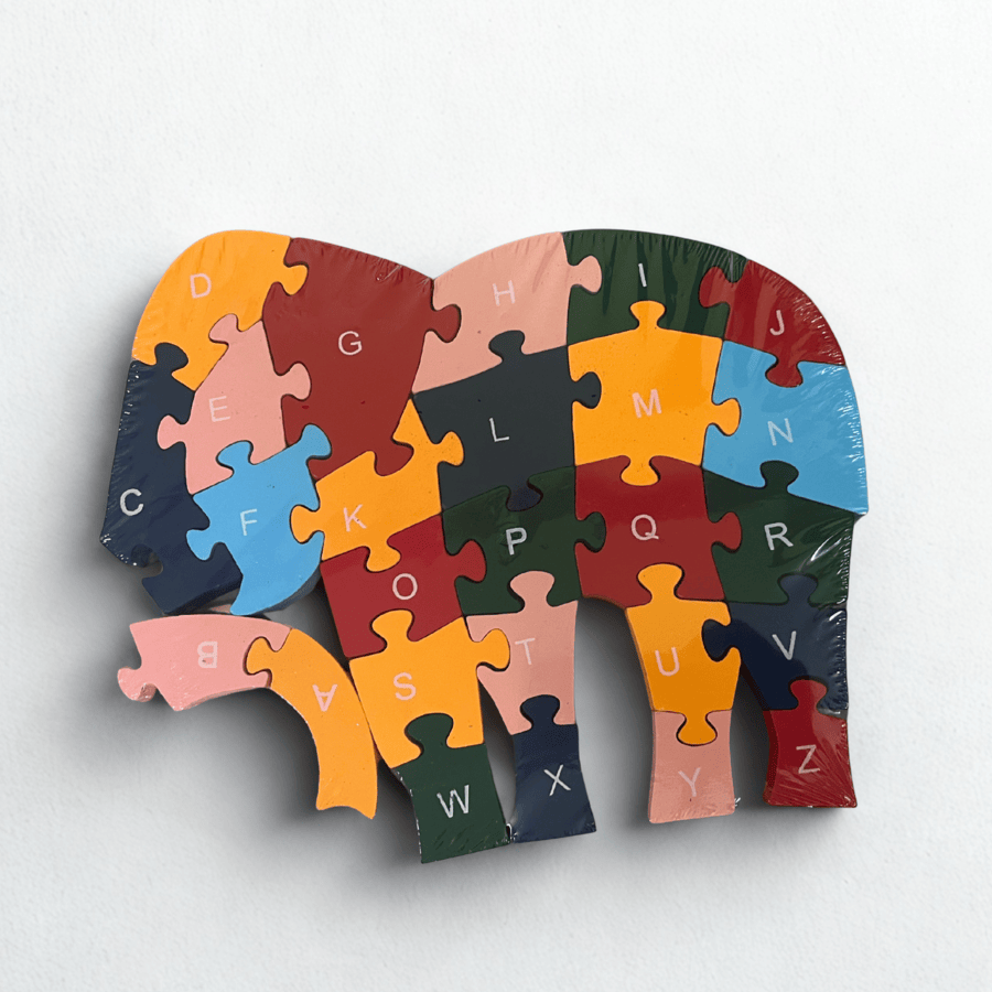 wooden alphabet & number puzzle – learning toy wooden alphabet & number puzzle – learning toy